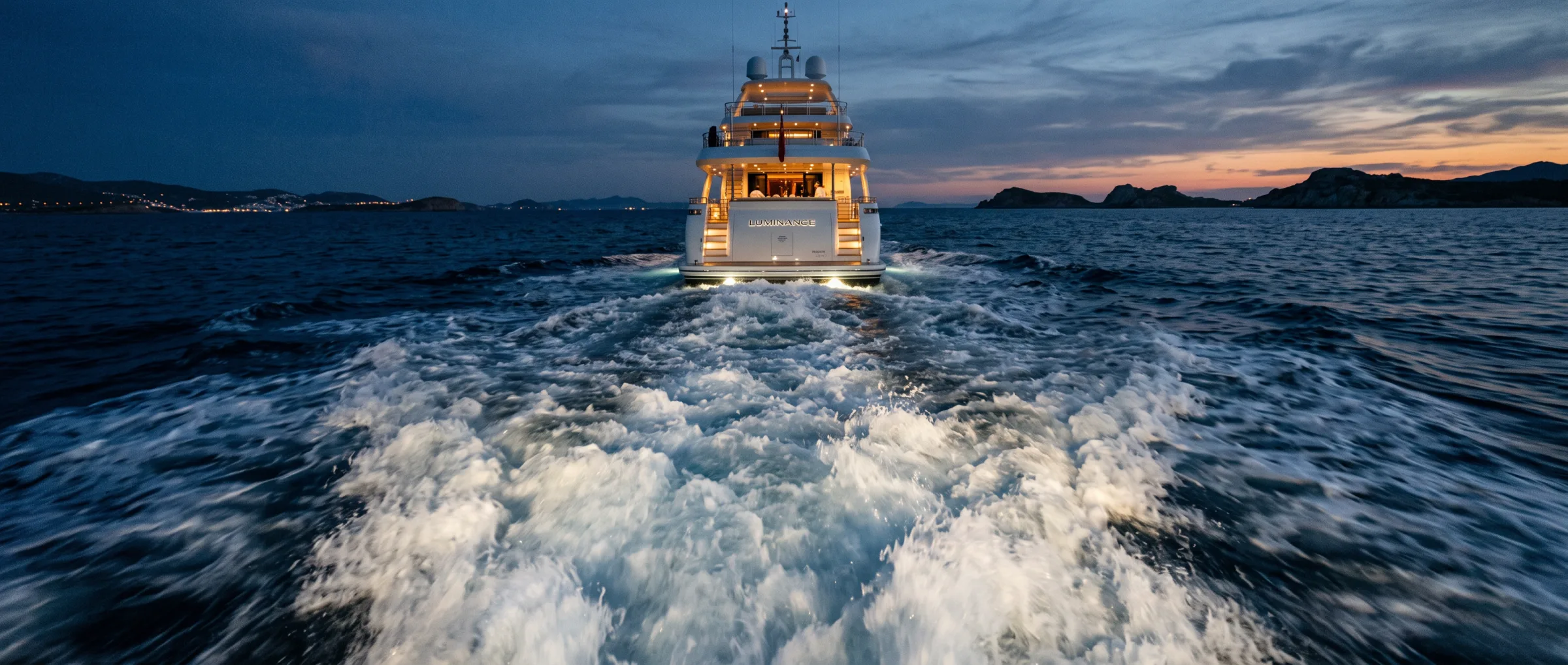 Wake. Steady in force eight. By design.